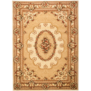 Kusový koberec klasický vzor béžový, Velikosti 70x140cm