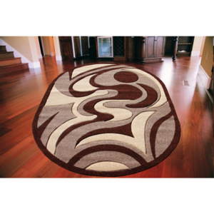 Kusový koberec Lana ovál kávový, Velikosti 120x170cm