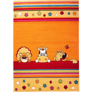 Dětský kusový koberec Trio oranžový, Velikosti 80x150cm