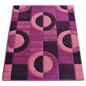 Kusový koberec Cindy fialový, Velikosti 160x220cm