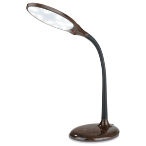 LED stolní lampa s denním světlem, kořenové dřevo