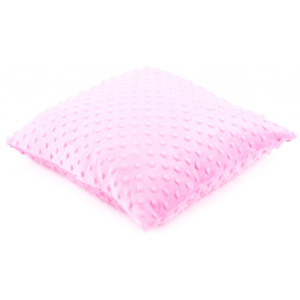 My Best Home Dětský polštář Minky, 40x40 cm - světle růžový