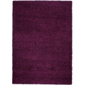 Kusový koberec Shaggy Loca Faustino světle purpurový, Velikosti 100x200cm