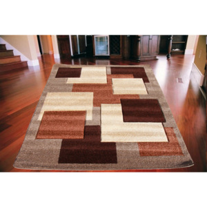 Kusový koberec Lanta hnědý, Velikosti 80x150cm