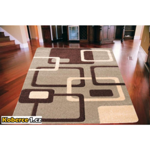 Kusový koberec Siro hnědý, Velikosti 60x100cm