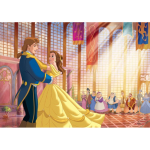 Fototapeta, Tapeta Disney Princezny Belle - Kráska a zvíře, (254 x 184 cm)