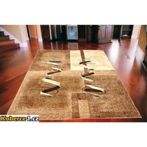 Kusový koberec PP Spirálky krémový, Velikosti 160x210cm