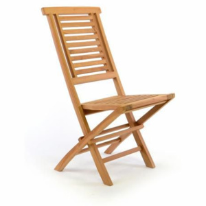 Skládací zahradní židle DIVERO Hantown - týkové dřevo - OEM D36876