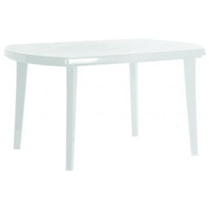 Zahradní plastový stůl ELISE bílý - OEM R06616