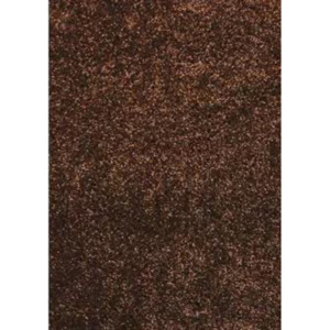 Kusový koberec Shaggy vlas 30 mm Fiono tm. hnědý, Velikosti 70x140cm