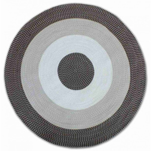 Oboustranný koberec Omega hnědý kruh, Velikosti 100x100cm