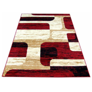 *Kusový koberec PP Medina červený, Velikosti 50x90cm