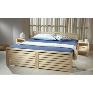 Dřevěná postel Thomas dvoulůžko 200x180 Smrk