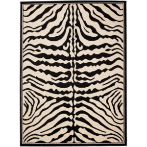 Kusový koberec PP Abel béžovočerný, Velikosti 80x150cm