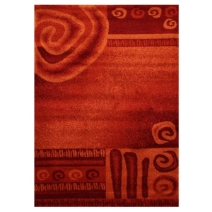 Kusový koberec Azték červený, Velikosti 117x170cm