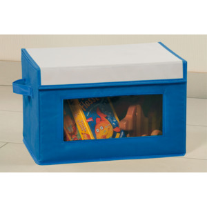 Kesper, Dětský úložný box s okénkem, 19213 (modrý)