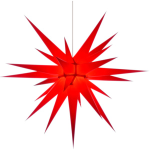 Herrnhutská hvězda i8 - červená, ∅ 80 cm