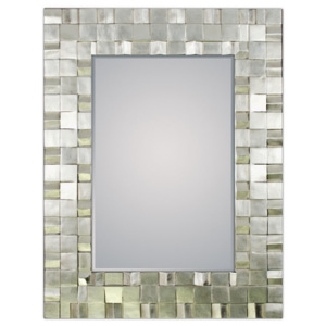Závěsné zrcadlo Wisa 99x129, stříbrná 81058 CULTY