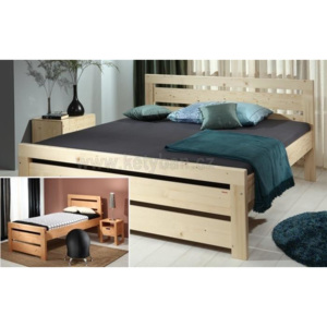 Dřevěná postel Rhino I. 200x120 Oak
