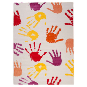 Dětský koberec Ruce krémový, Velikosti 160x220cm