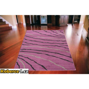 Kusový koberec PP Stream fialový 160x230, Velikosti 160x230cm