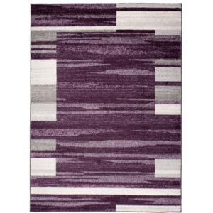 Kusový koberec Pruhy tmavě fialový, Velikosti 80x150cm