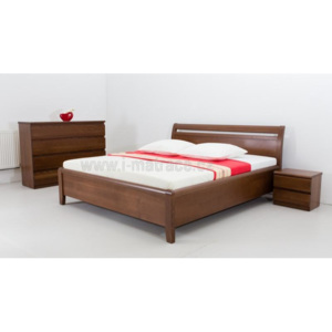 Dřevěná postel Darina 200x90 Třešeň