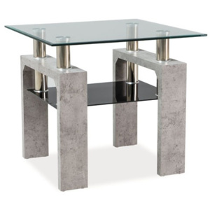 Stylový konferenční stolek v barvě beton typ D KN126