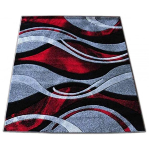 Kusový koberec Nutri šedočervený, Velikosti 80x150cm
