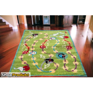 Dětský koberec Hra zelený, Velikosti 200x280cm