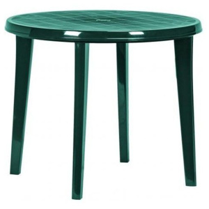Zahradní plastový stůl LISA 90 cm zelená - OEM R06607