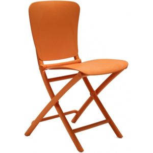 Rozkládací zahradní židle Palencia, oranžová 25589 CULTY