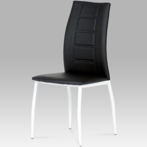 Jídelní židle AC-1195 BK koženka černá - Autronic