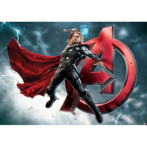 Fototapeta, Tapeta Marvel Avengers Thor, (104 x 70.5 cm)