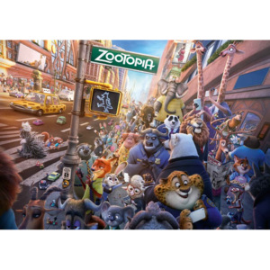 Fototapeta, Tapeta Walt Disney . Zootropolis, (416 x 254 cm)