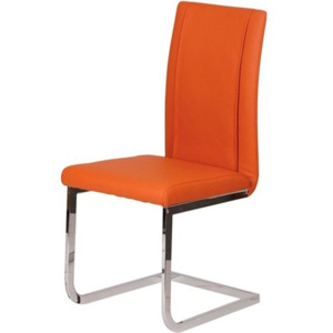 Jídelní židle Z402 Venus ekokůže oranžová - Bradop