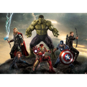 Fototapeta, Tapeta Marvel Avengers Bitva, (254 x 184 cm)