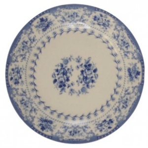 Modrý porcelán dezertní talířek DPL4006
