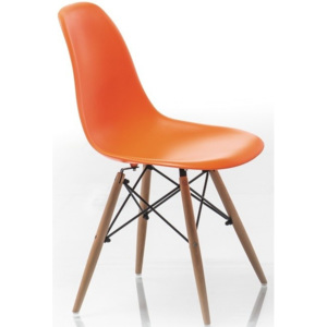 Jídelní židle Enzo oranžová - Casarredo
