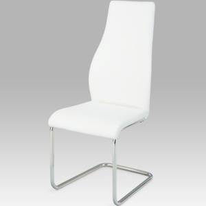 Jídelní židle AC-1955 WT1 koženka bílá - Autronic