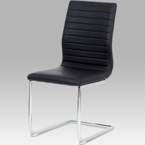 Jídelní židle HC-348 BK koženka černá - Autronic