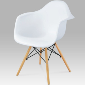 Jídelní židle plastová CT-719 WT1 bílá - Autronic