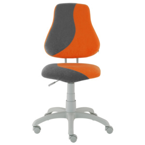 Dětská rostoucí židle Alba FUXO S-line oranžová-šedá
