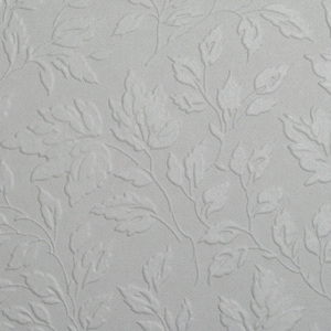 Přetíratelná vinylová tapeta 13088, Leaves, Ultimate Whites, Graham&Brown , rozměry 0,52 x 10 m