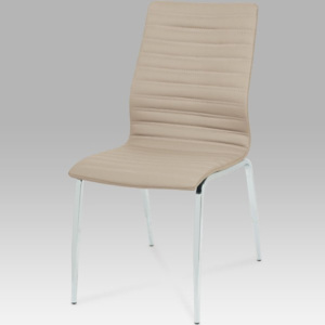 Jídelní židle DCL-578 CAP koženka cappuccino - Autronic