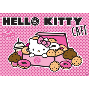 Fototapeta, Tapeta Hello Kitty, (250 x 104 cm)
