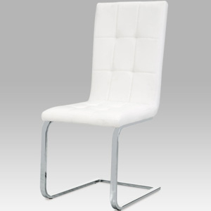 Jídelní židle DCL-103 WT koženka bílá - Autronic