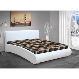 Manželská postel s úložným prostorem ALESSANDRA 200x180 Barva: eko bílá