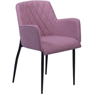 Židle DanForm Rombo, růžová látka