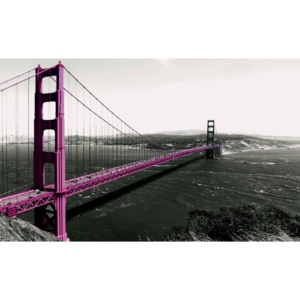 Fototapeta, Tapeta Golden Gate Bridge, (104 x 70.5 cm)